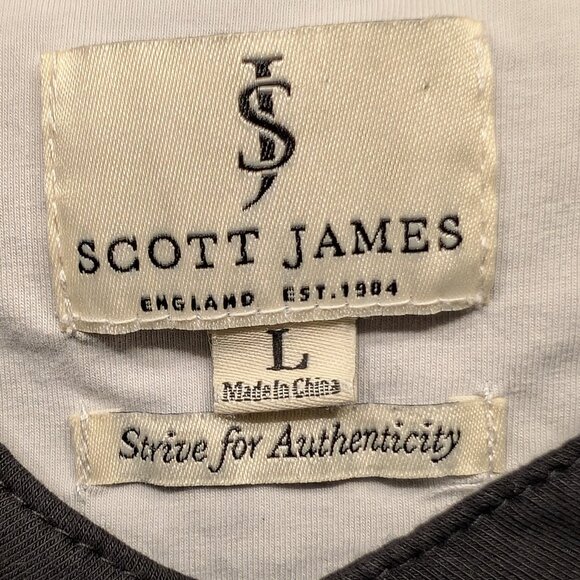 Scott James Short Sleeve Polo Size Large - Picture 6 of 10
